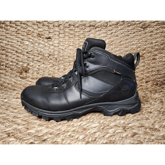 Men's Timberland Mt. Maddsen Timber Dry Waterproof Hiking Boots Black Size 14 - Picture 1 of 11